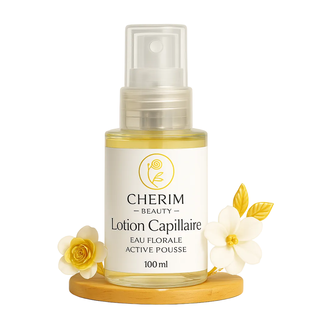 lotion capillaire a base d'eaux florales naturel et bio made in France