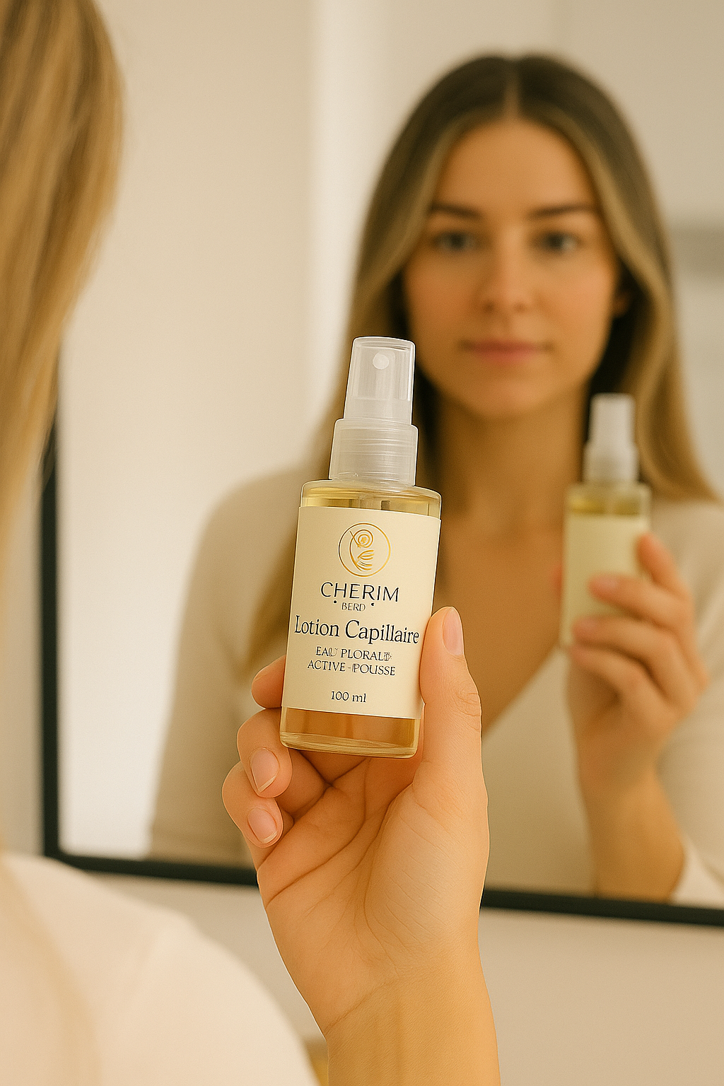 lotion capillaire bosster de pousse a base d'eaux florales naturel et bio mad in France
