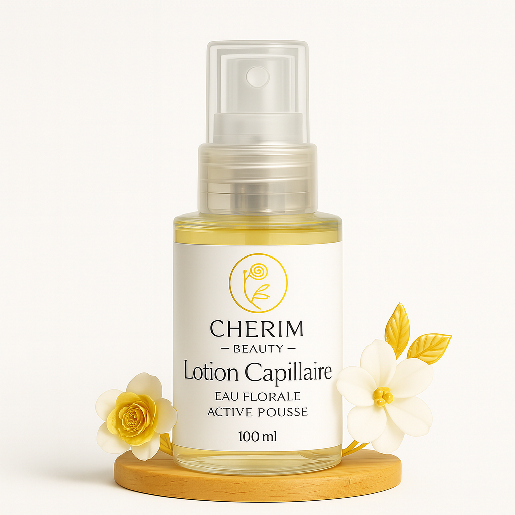 lotion capillaire a base d'eaux florales naturel et bio made in France 