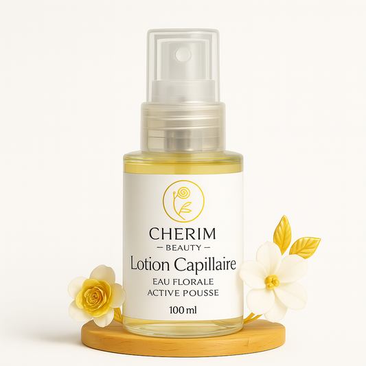 lotion capillaire a base d'eaux florales naturel et bio made in France 